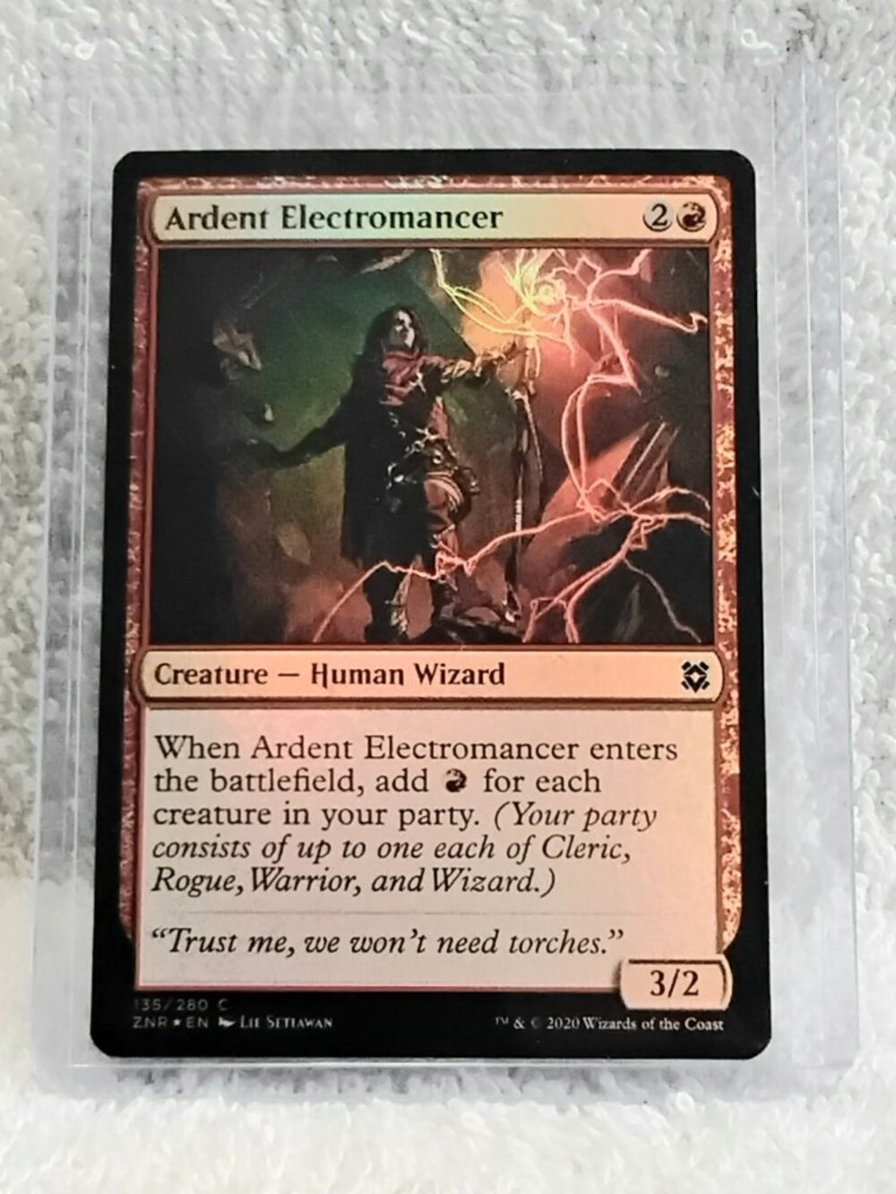 5/$20 Mint 2020 MTG Ardent Electromancer C Foil Card 135/280 Deckmaster!!